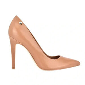 CALVIN CLEIN | Women's Brady Tan Leather Pointed Heels Size 9.5